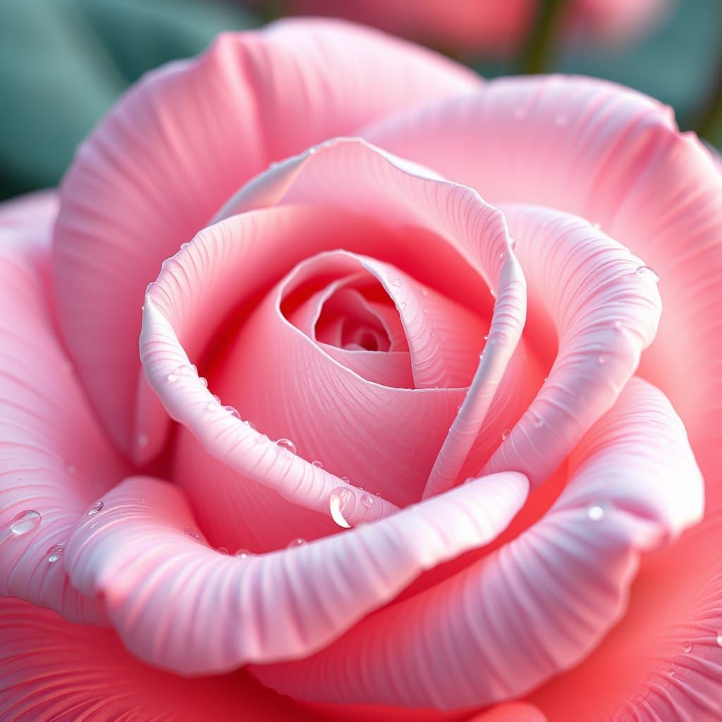 Exquisite 3D Anime Rose in Stunning Detail