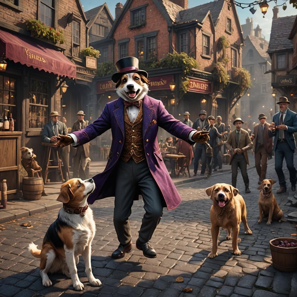 Mr Bo Jangles Dancing: Fantasy Concept Art