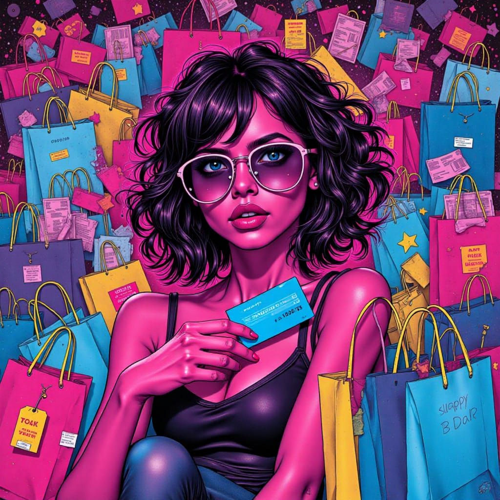 Credit Card Art with Star Theme