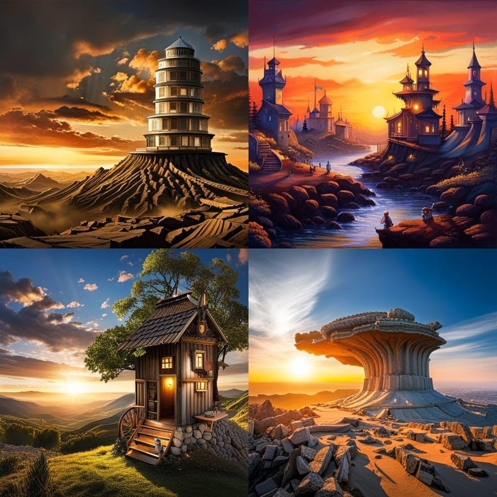 Steampunk Mechanical Beast in Art Nouveau Style