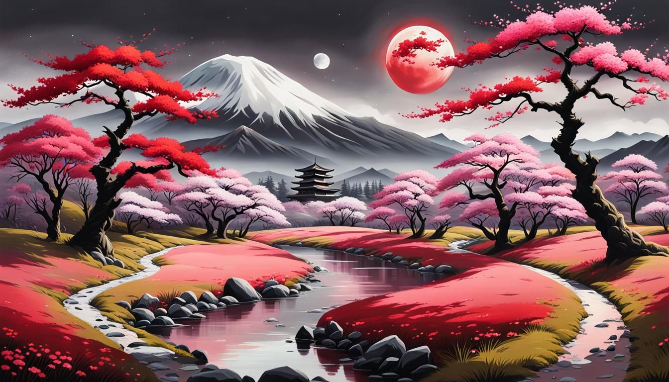 Giant Moon Landscape.