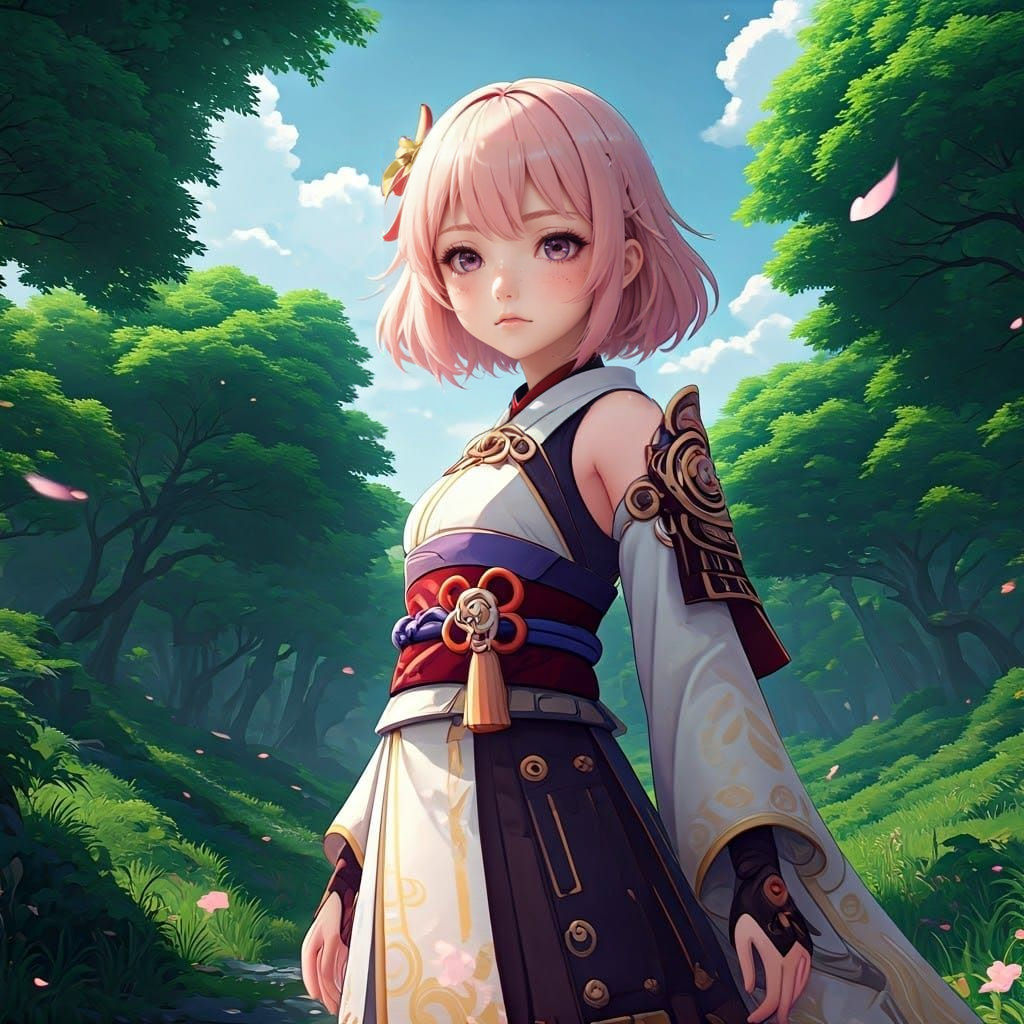 Vibrant Anime Concept Art in 8k Resolution