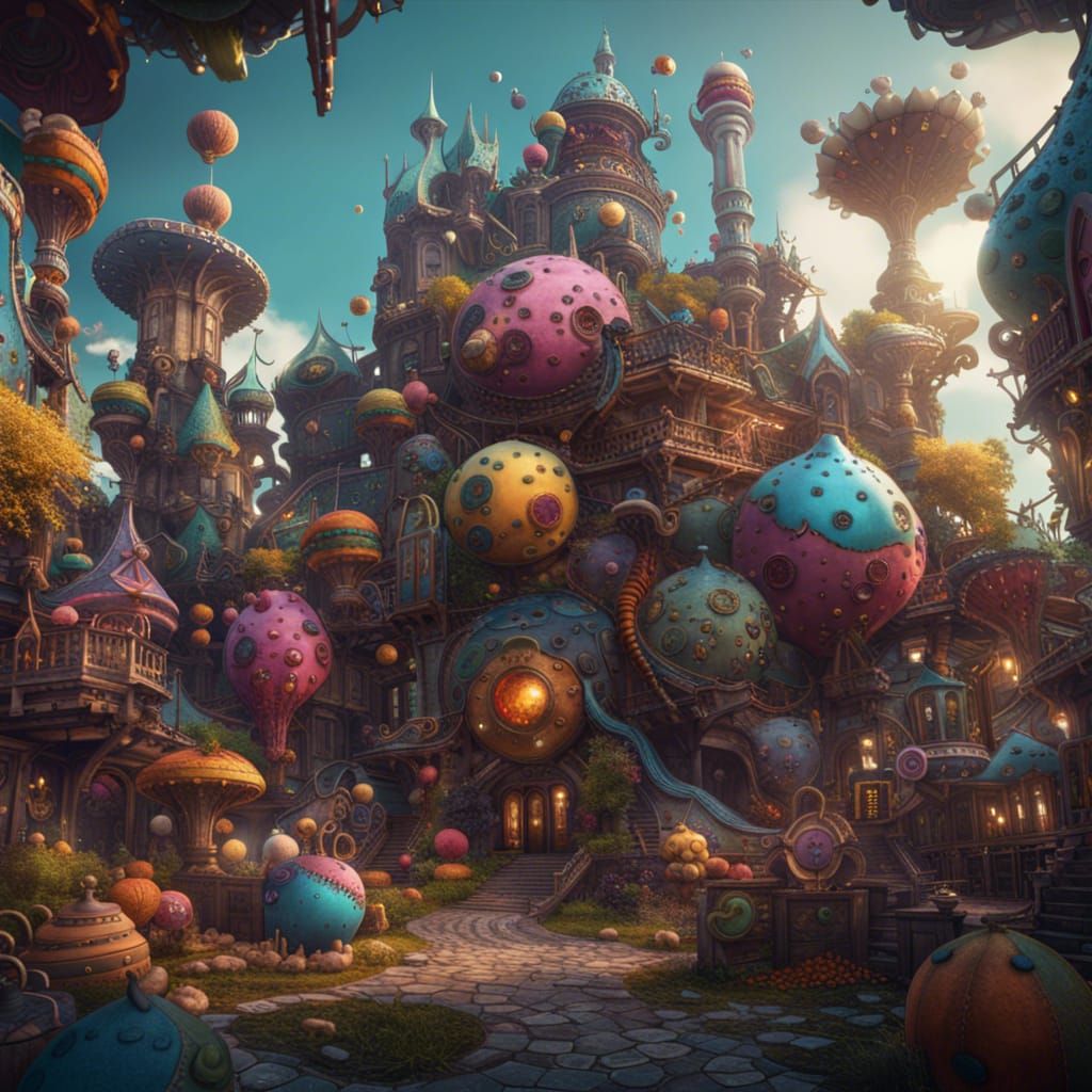 Wacky Museum of Stupid Things: Digital Matte Painting