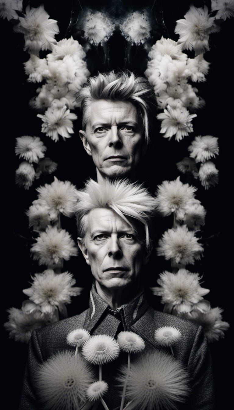 Ethereal Fairy Portrait with Dandelions in Infrared