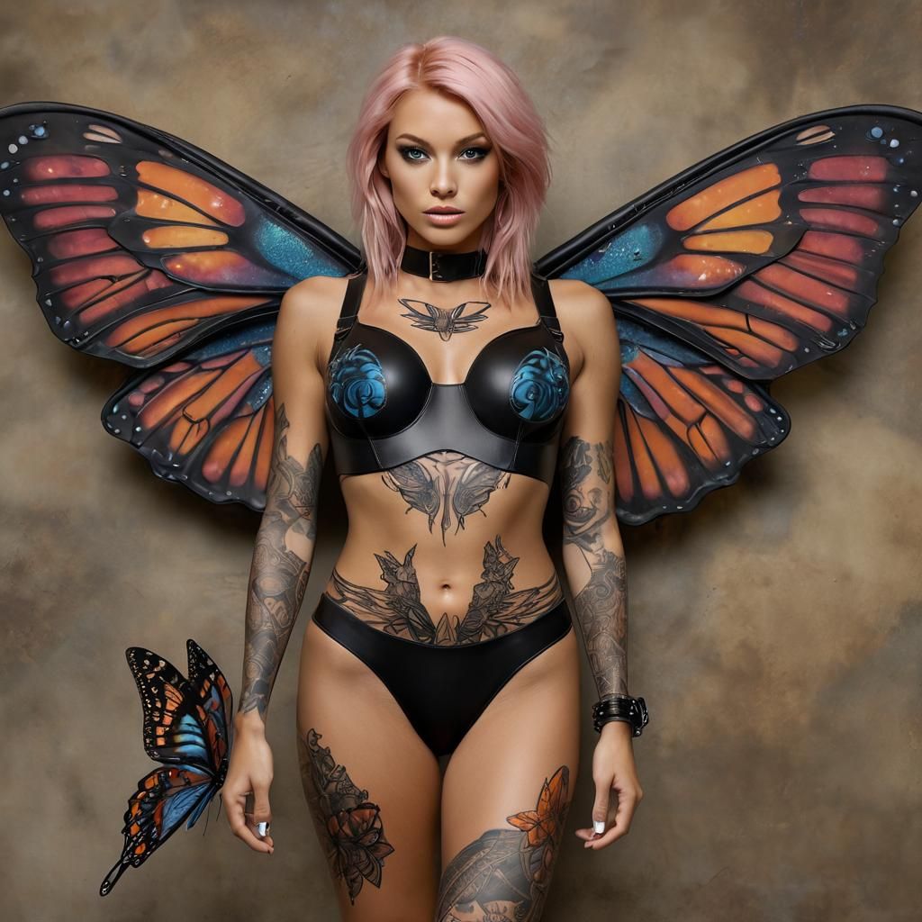 Cosmic Fairy Bounty Hunter: Hyperdetailed Sci-Fi Magazine Co...