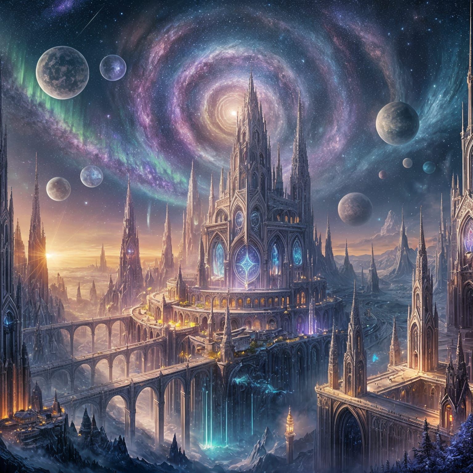 Celestial City Floating Above Gielinor