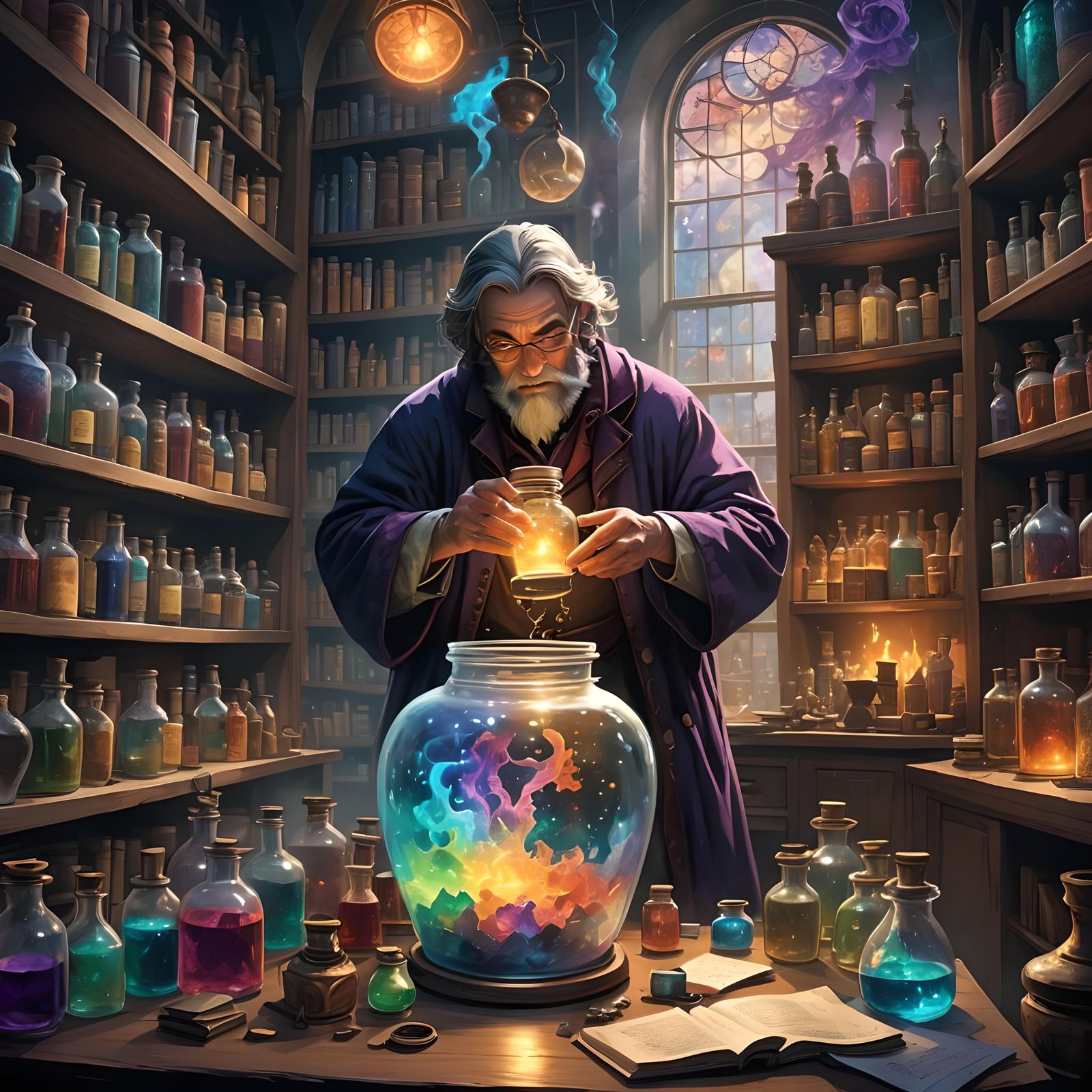 Magically alchemist