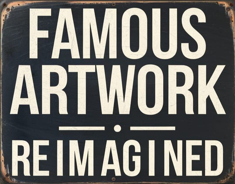 Famous Artwork — Reimagined