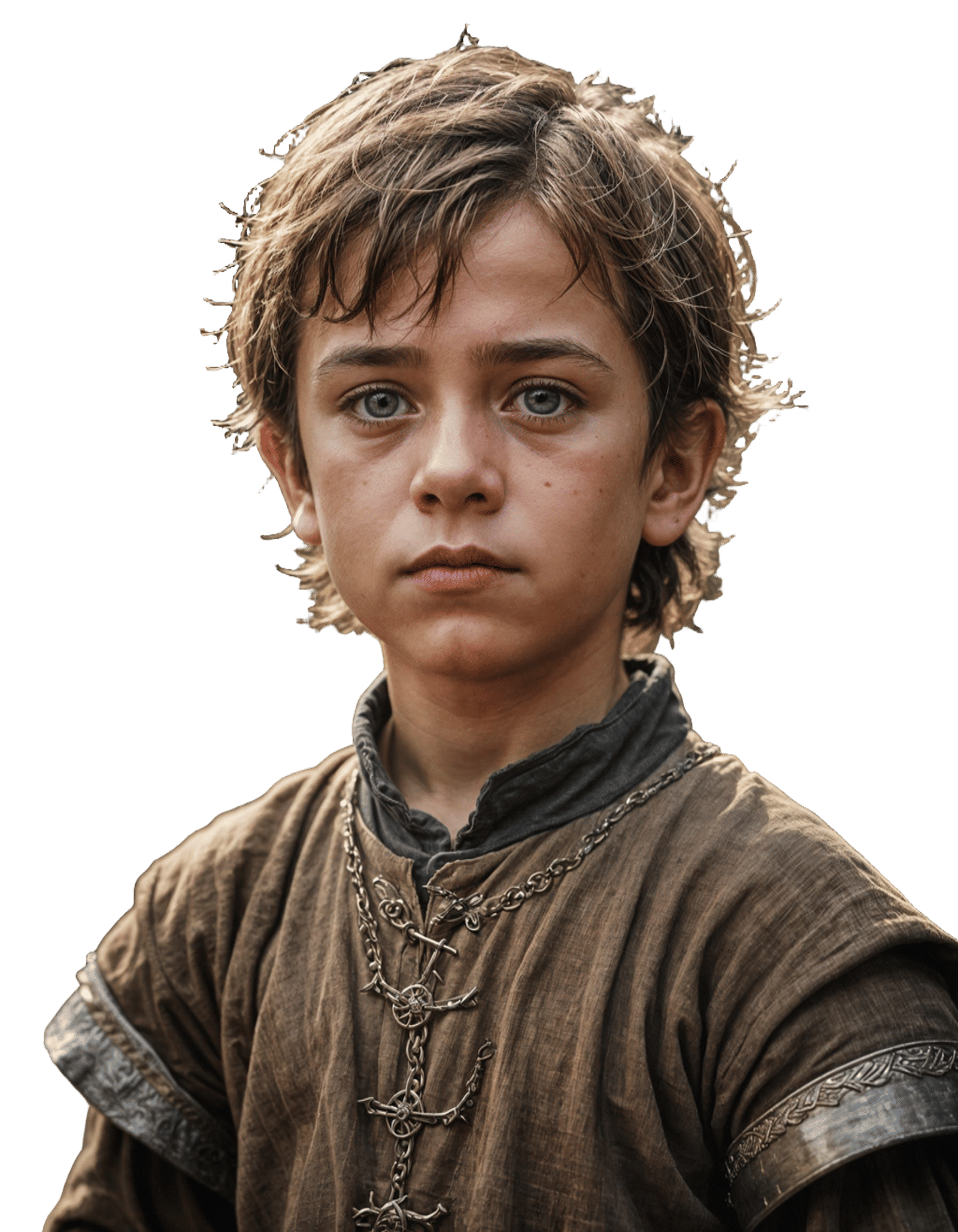 Medieval Dwarf Boy Portrait in Natural Light