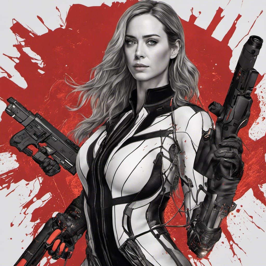 Marvel-Style Black Widow Concept Art