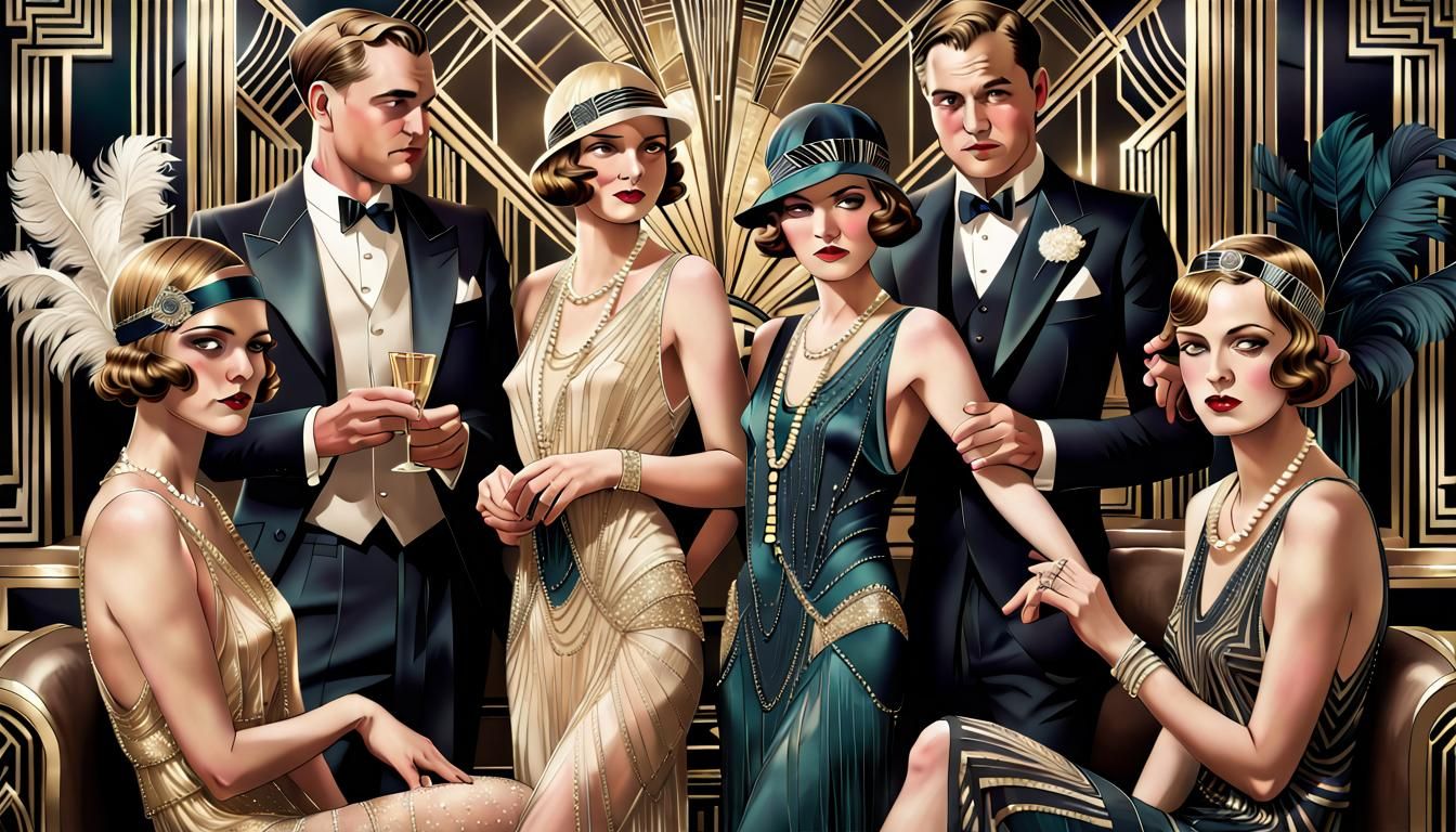 Art deco Gatsby party