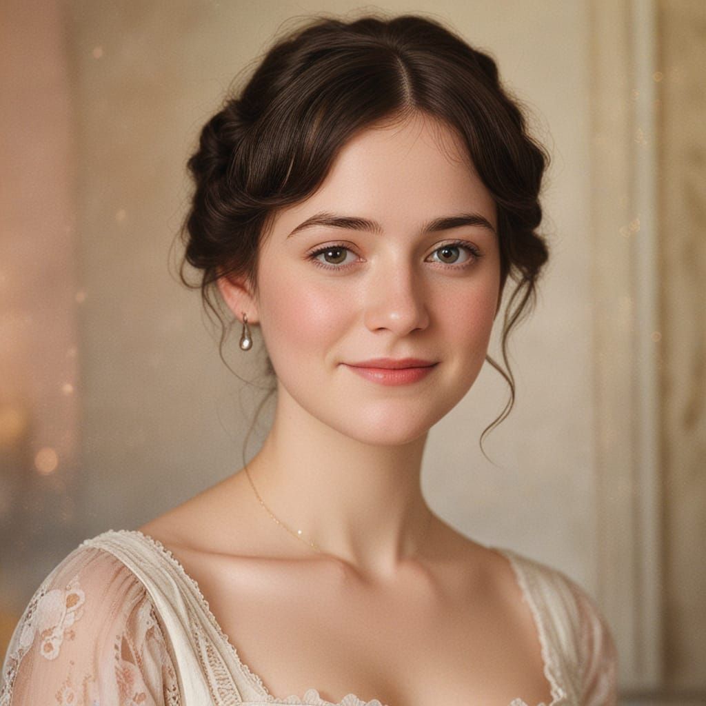 Regency Romance Portrait of Elizabeth Bennet