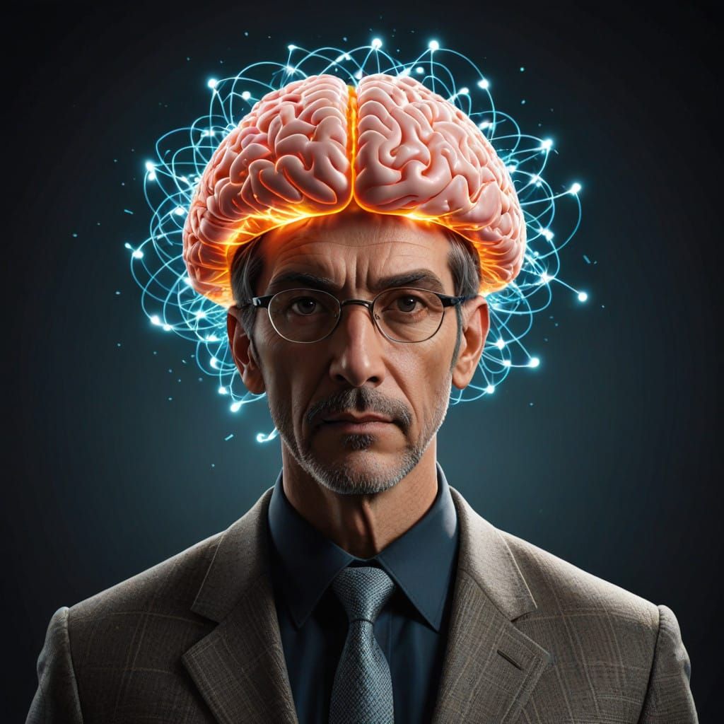 Eccentric Genius Celebrates Absurdity in Cyberpunk Sci-Fi