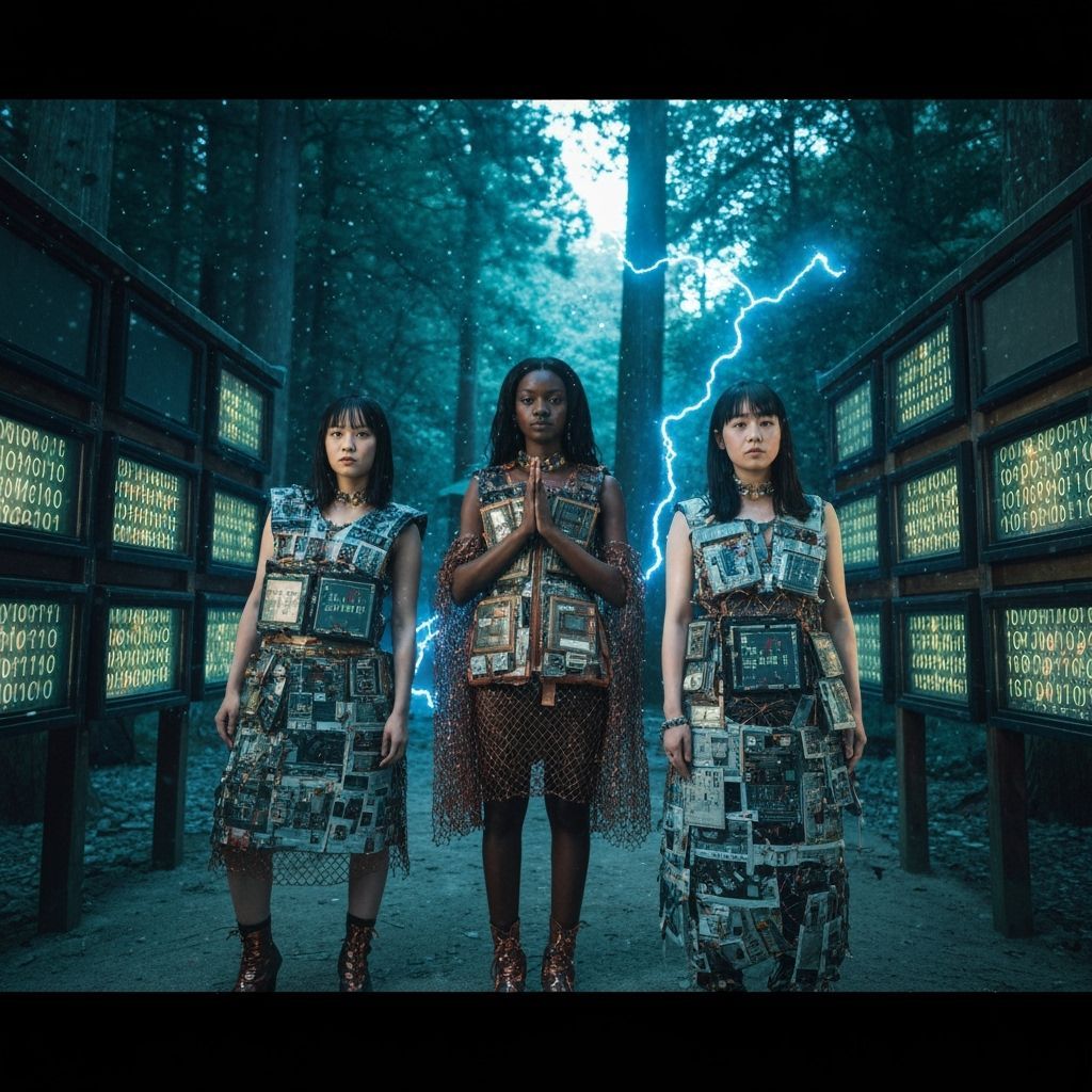 Dystopian Priestesses in Digital Shinto Temple