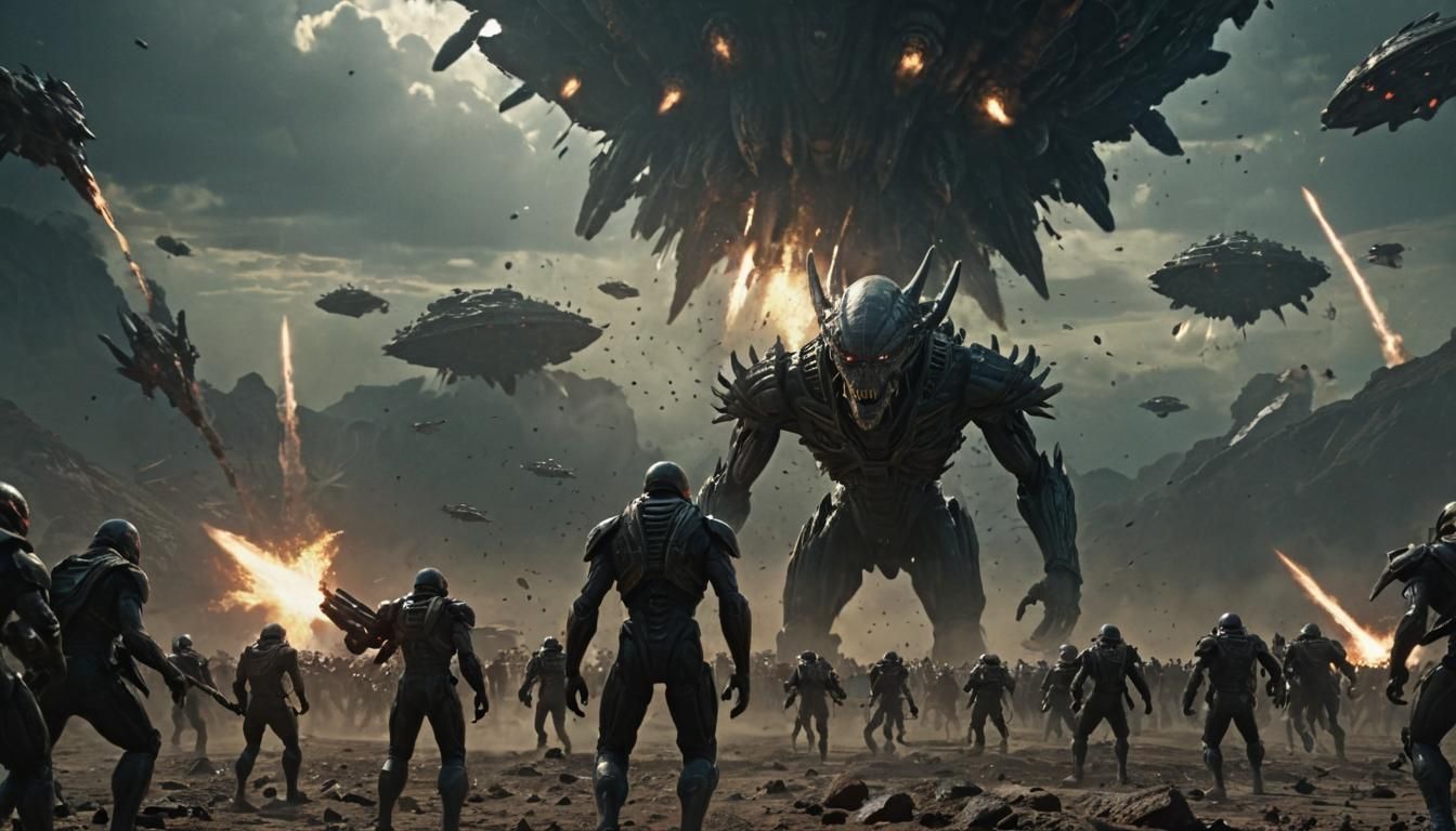 Alien Warlord Witnesses Humanity's Daring Resistance in Epic...