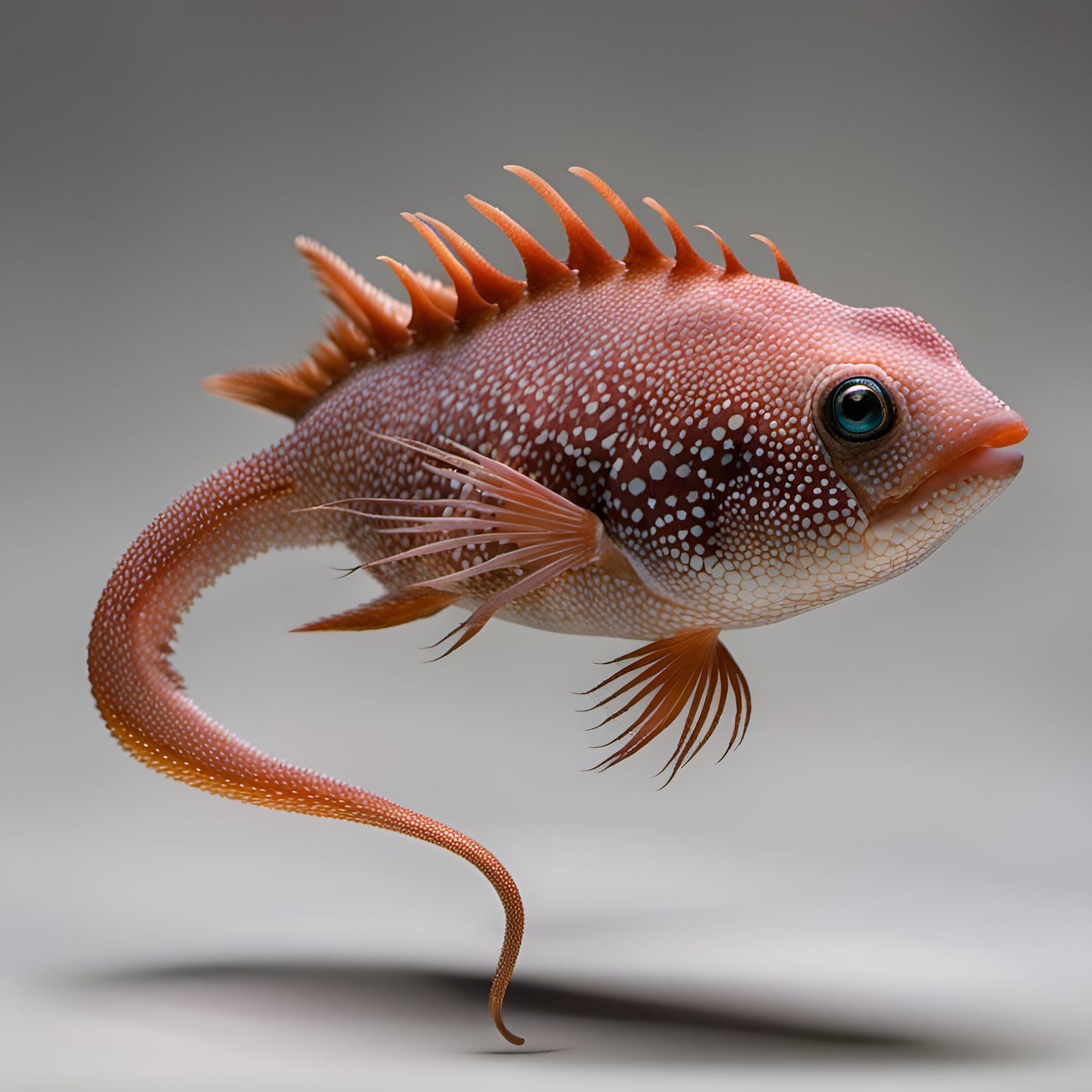 Detailed Japanese Painting with Magical Dust Particles