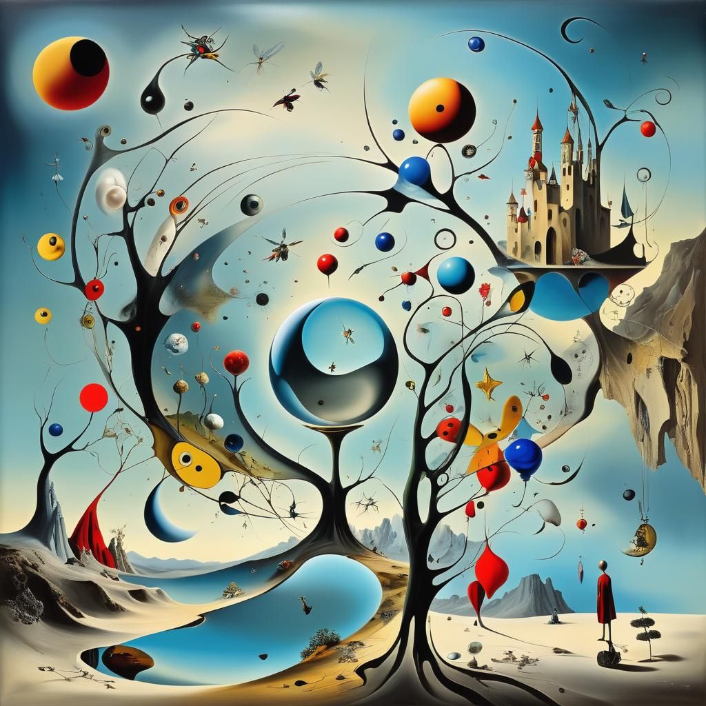 "superb creation ,surrealism, image inspired by a fairy drea...