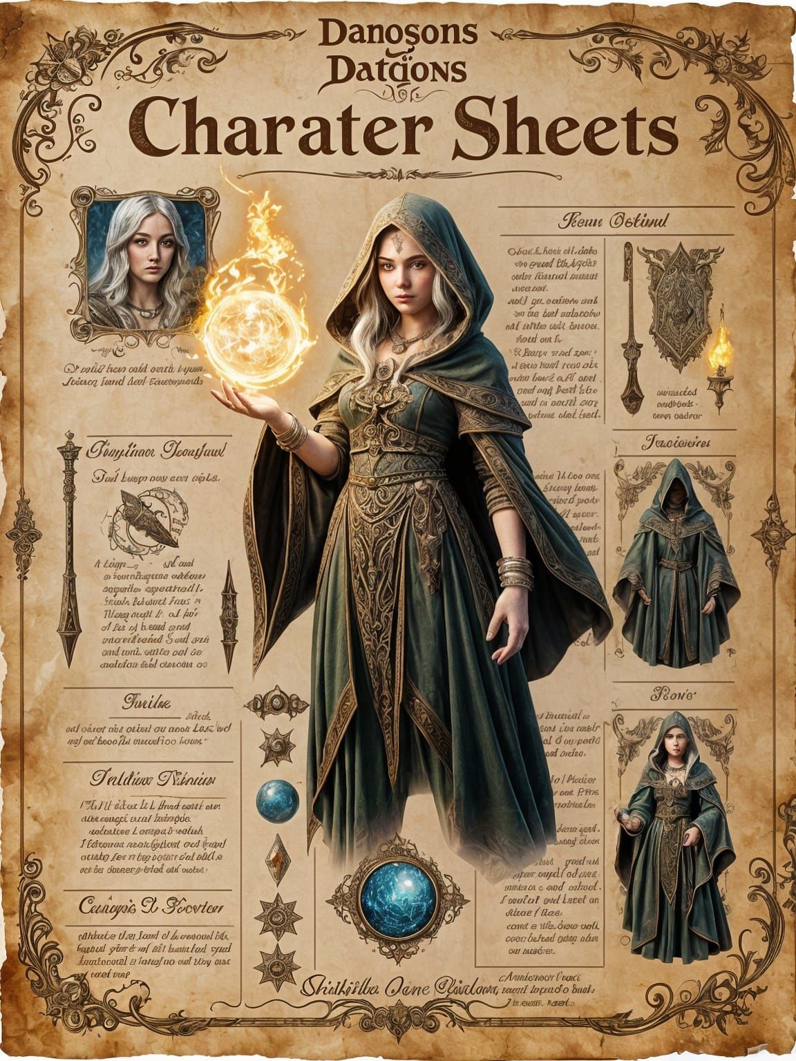 A D&D Character Sheet