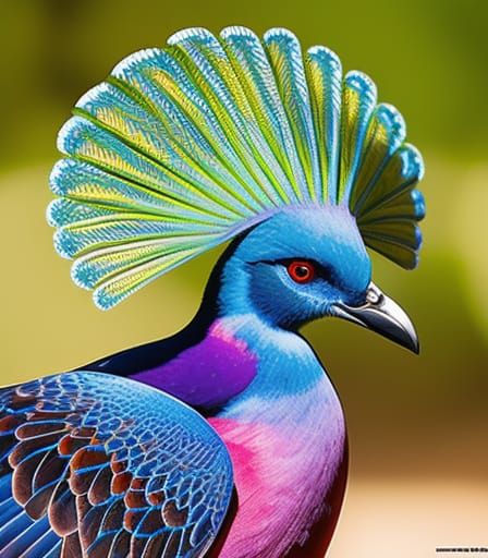 Victorian Crowned Pigeon