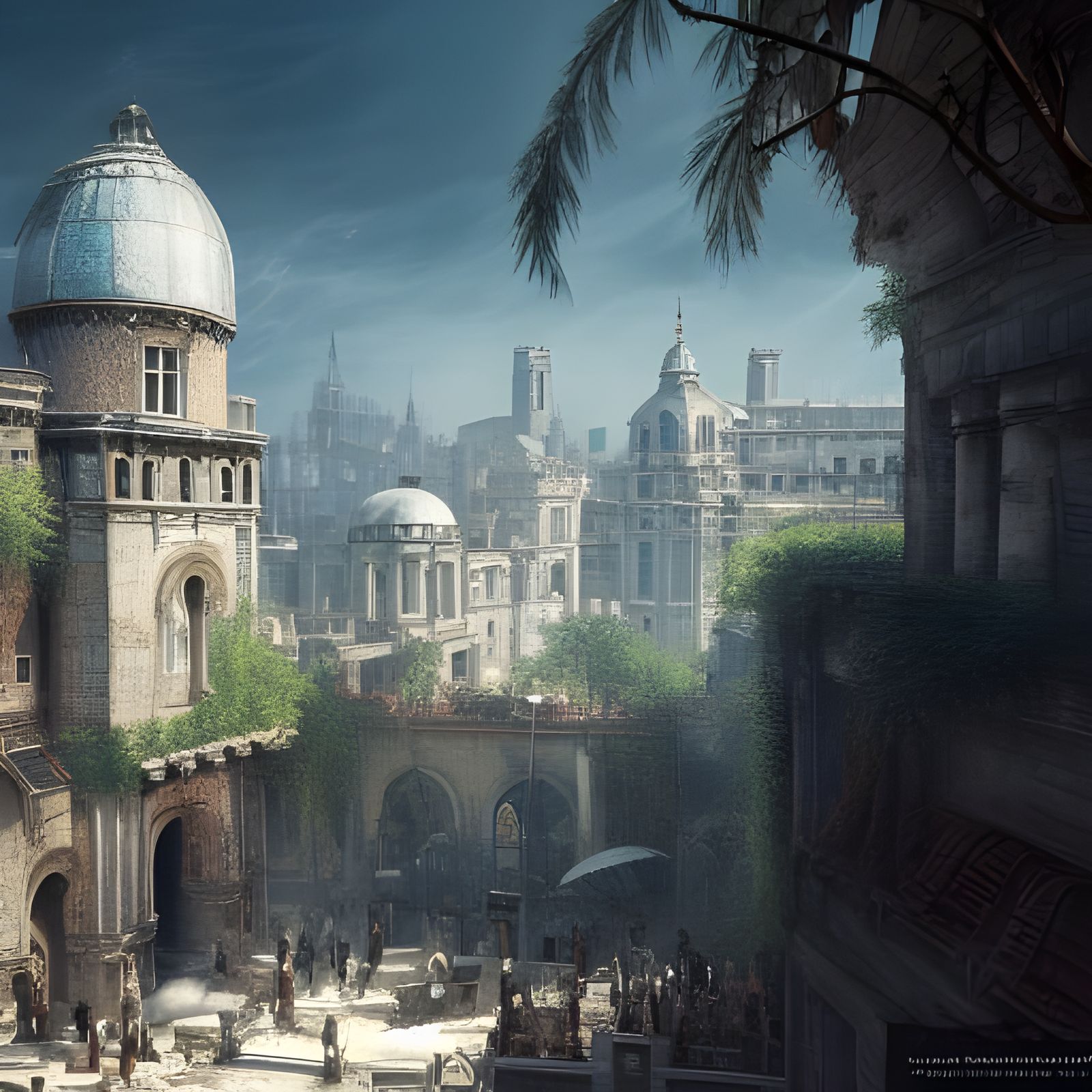 Detailed Assassin's Creed Scene in Deep Color