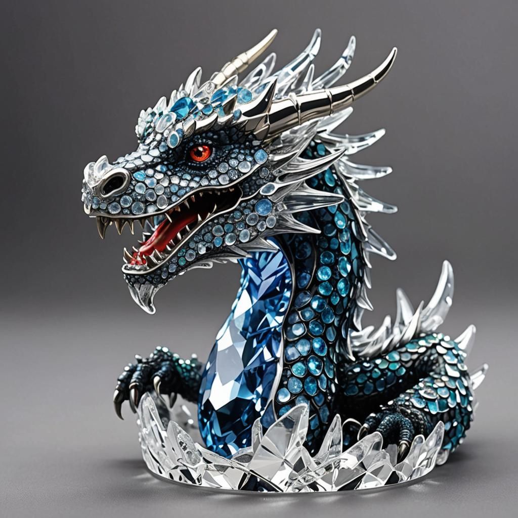 Crystal Dragon in Business Attire