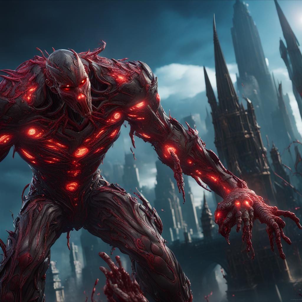 Robotic Hecatoncheires Digital Art