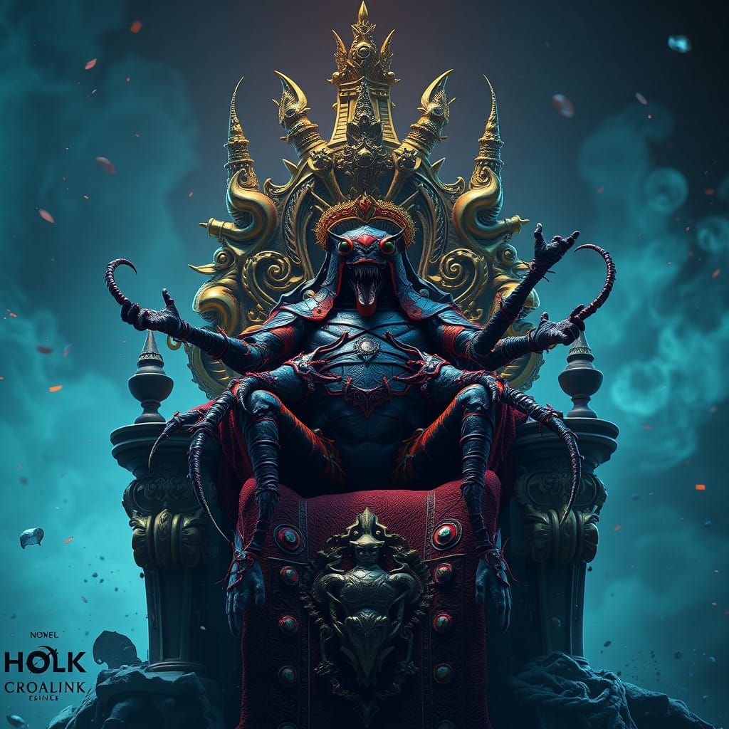 Cockroach King Reigns Supreme in Fantastical Throne Room