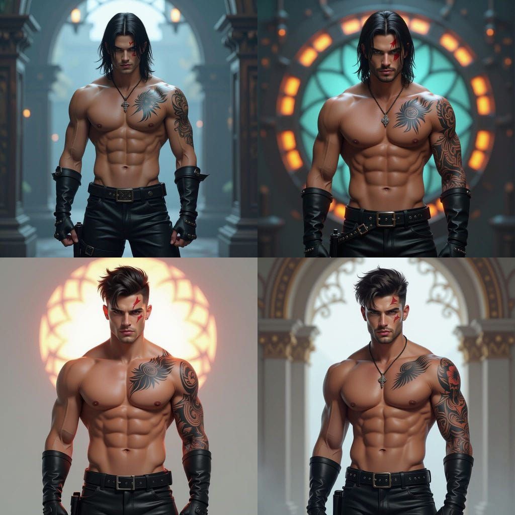 Xaden Riorson: Black Leather, Scar, and Tattoo