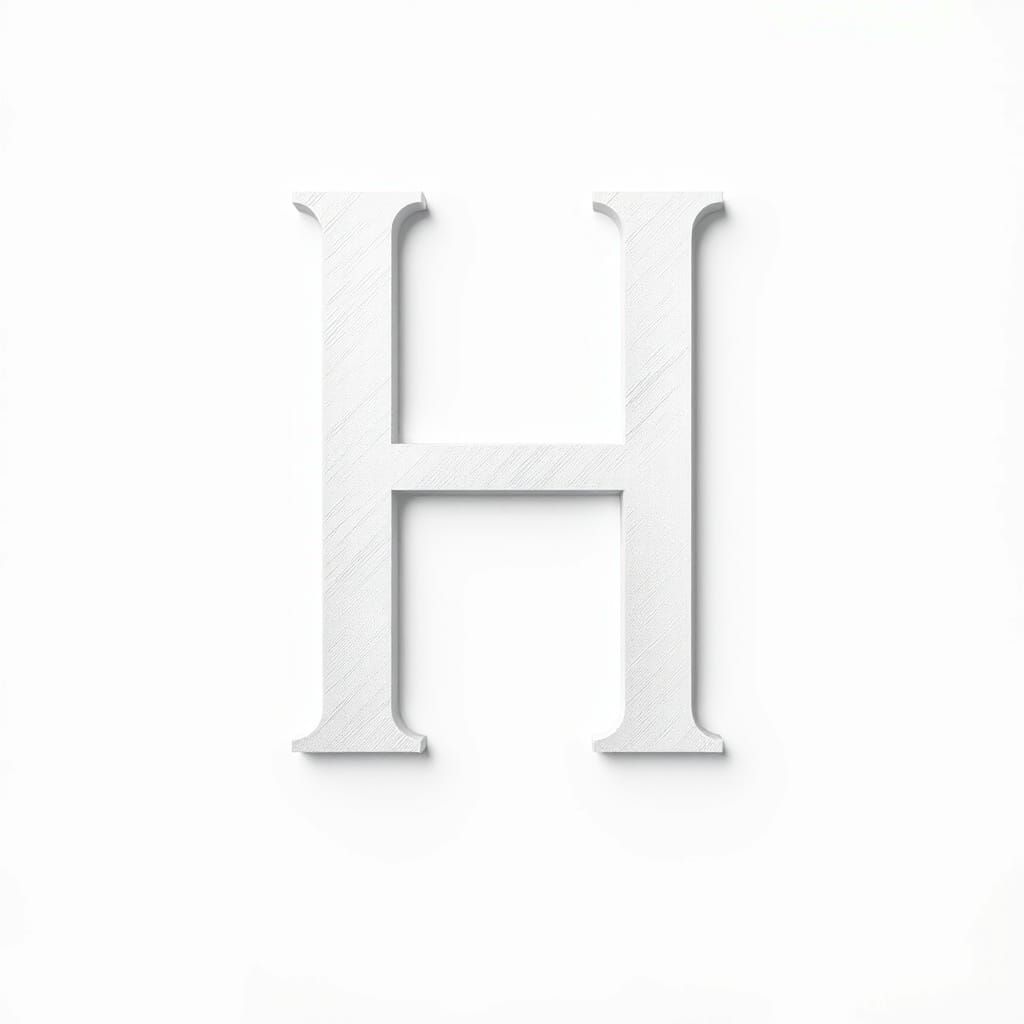 The Letter H: An AI Interpretation