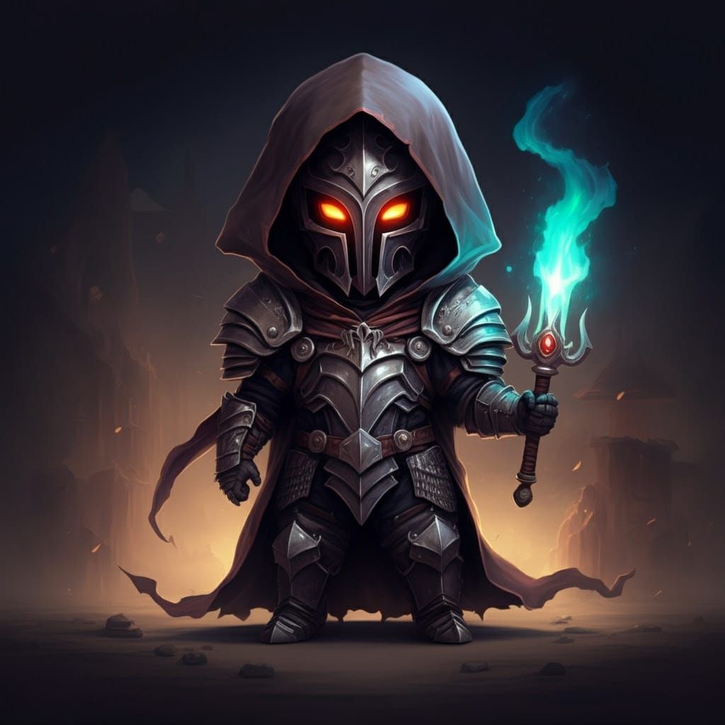 Grimdark Chibi Fantasy Scenes Unfold