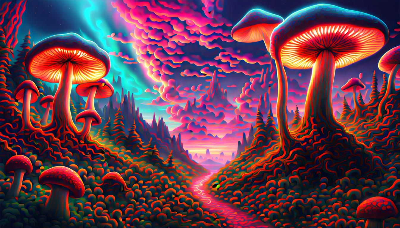 Psychedelic Effects: Maximalist Digital Matte Painting