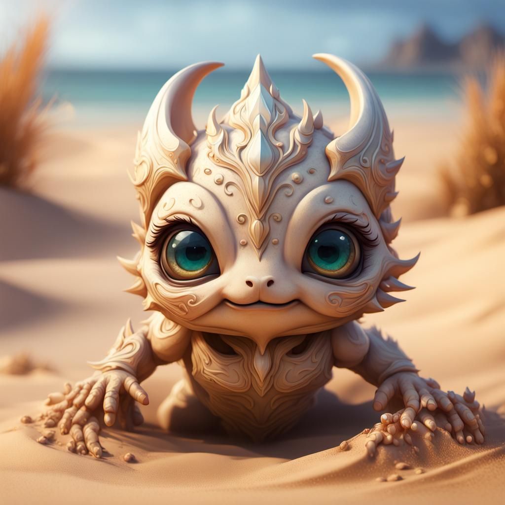 Young sand dragon