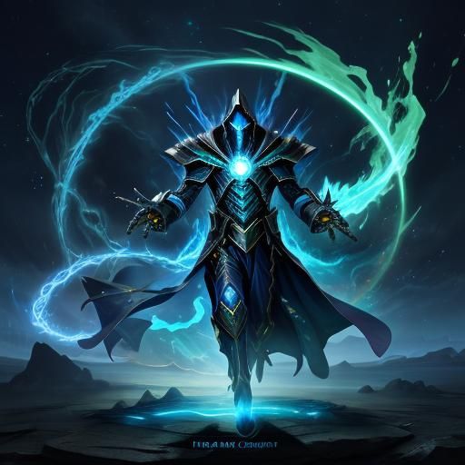 Time Wizard in Quantum Cloak with Green Fire