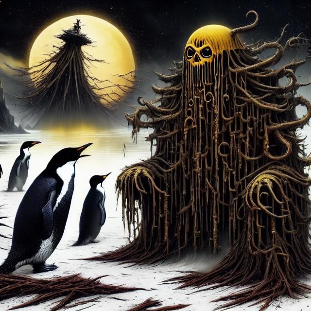 Penguins Hear Unspeakable Secrets by Misty Lake