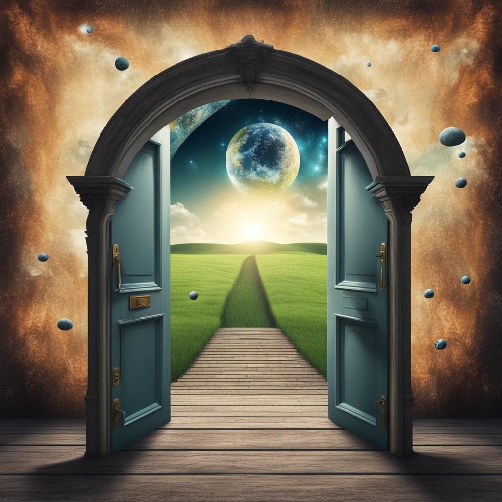 Surreal Portal to a Parallel Universe