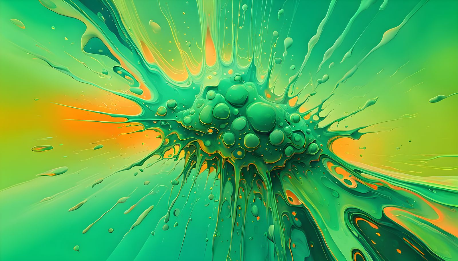 Synthwave Particle in Fluorescent Liminal Space