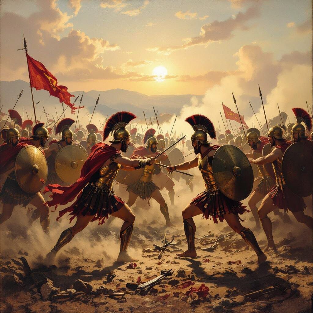Ancient Greek Battle: Hoplites vs Persians