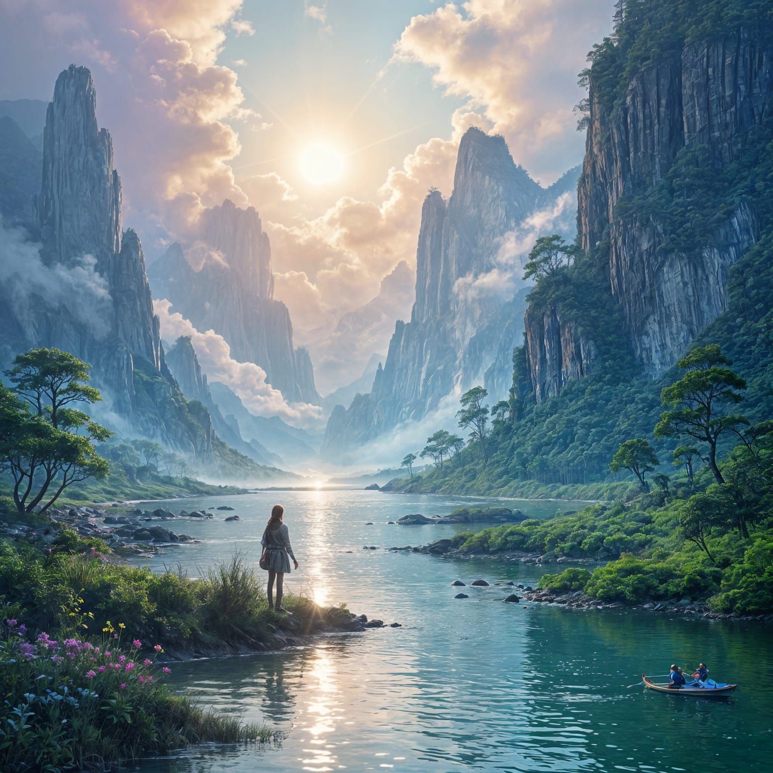 AI Generated Image of the Letter F