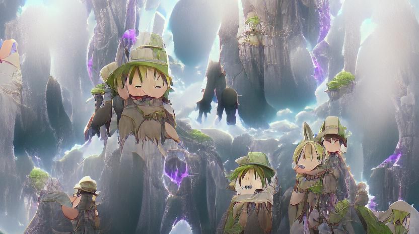 Made in Abyss Anime-Inspired Scene
