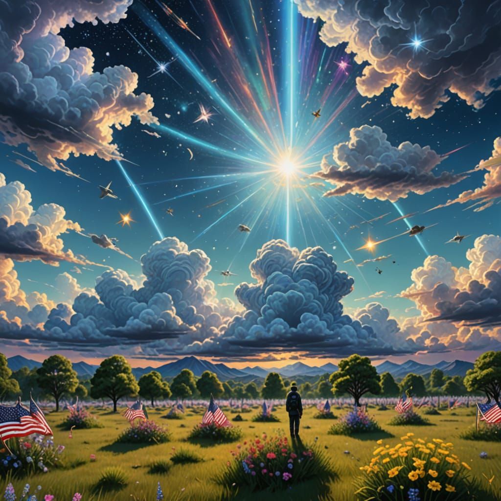Veterans in Heaven: A Holographic Astral Illustration