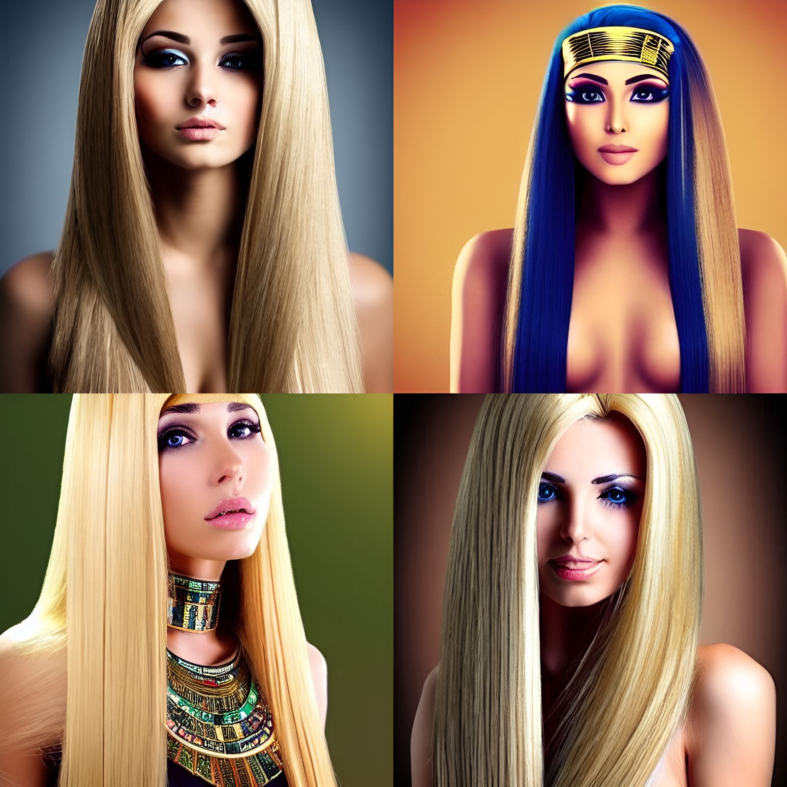 Blonde Woman in Egypt