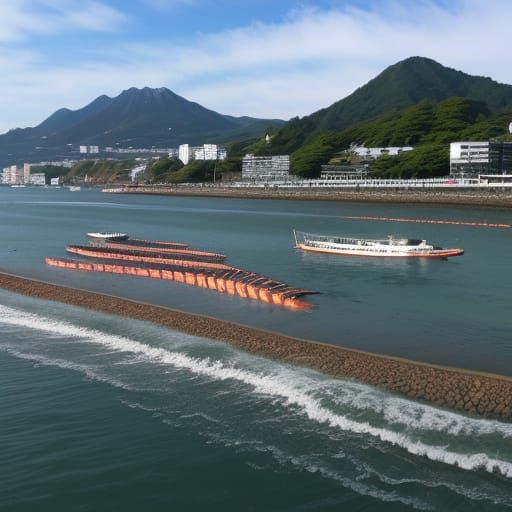 Salmon sushi splendid Sendai seaside.