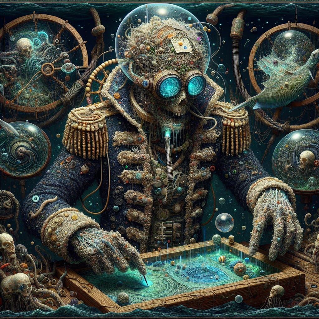 A Patchwork Sailor Maps the Ocean Depths in a Sunken Laborat...