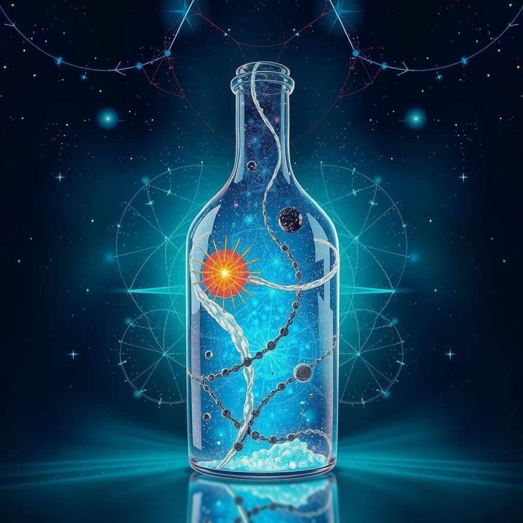 Holographic Klein Bottle in Astral Cosmic Style