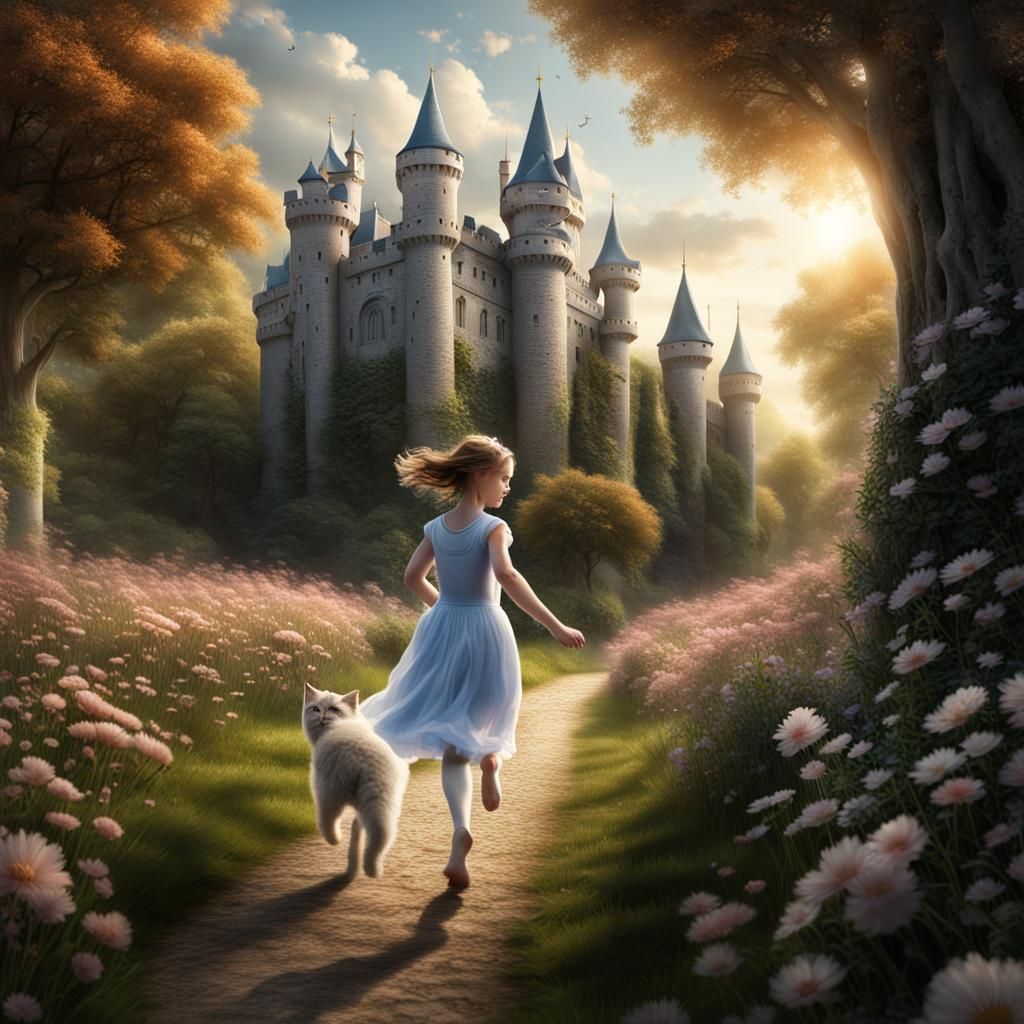 Princess Meets a Cat in Enchanted Forest