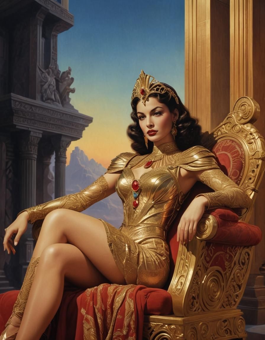 Dejah Thoris of Mars: Pinup Sci-Fi Fantasy