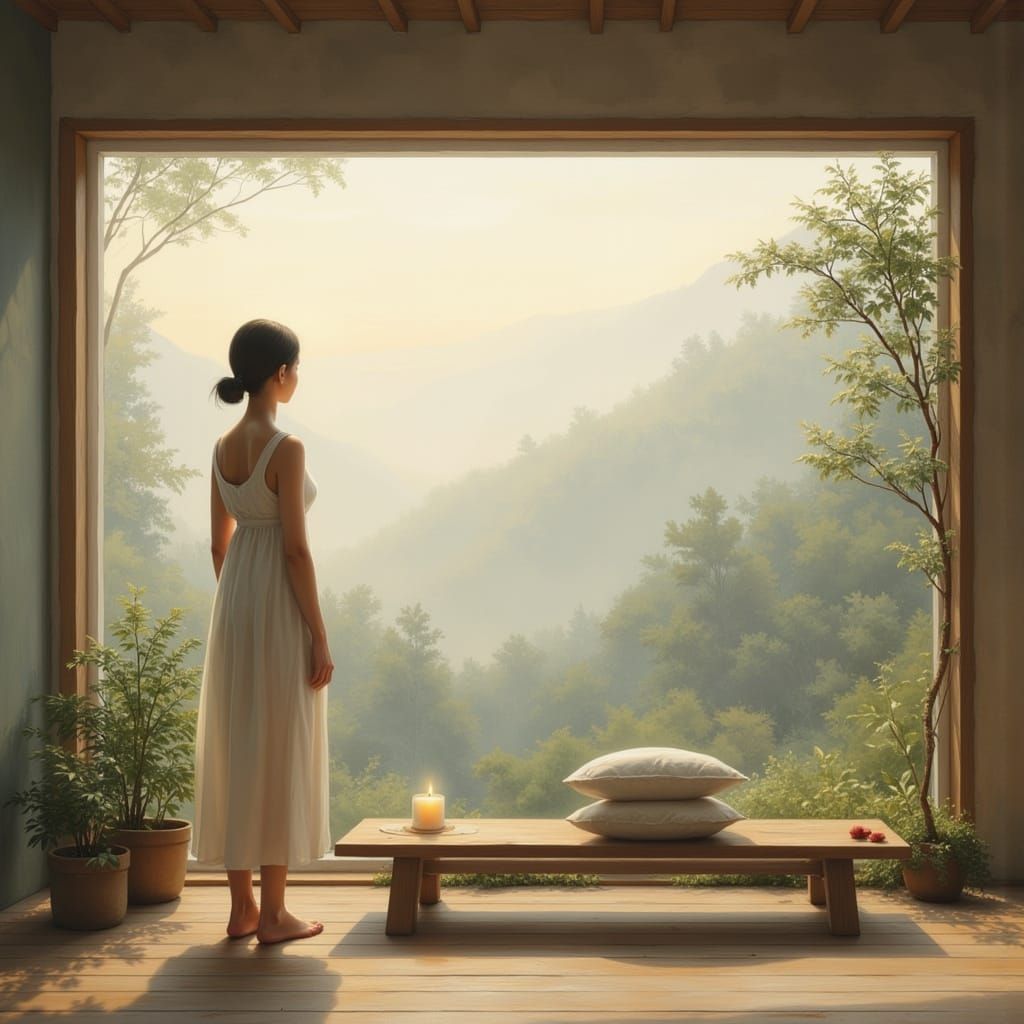 A quiet Space for Reflection & Intention