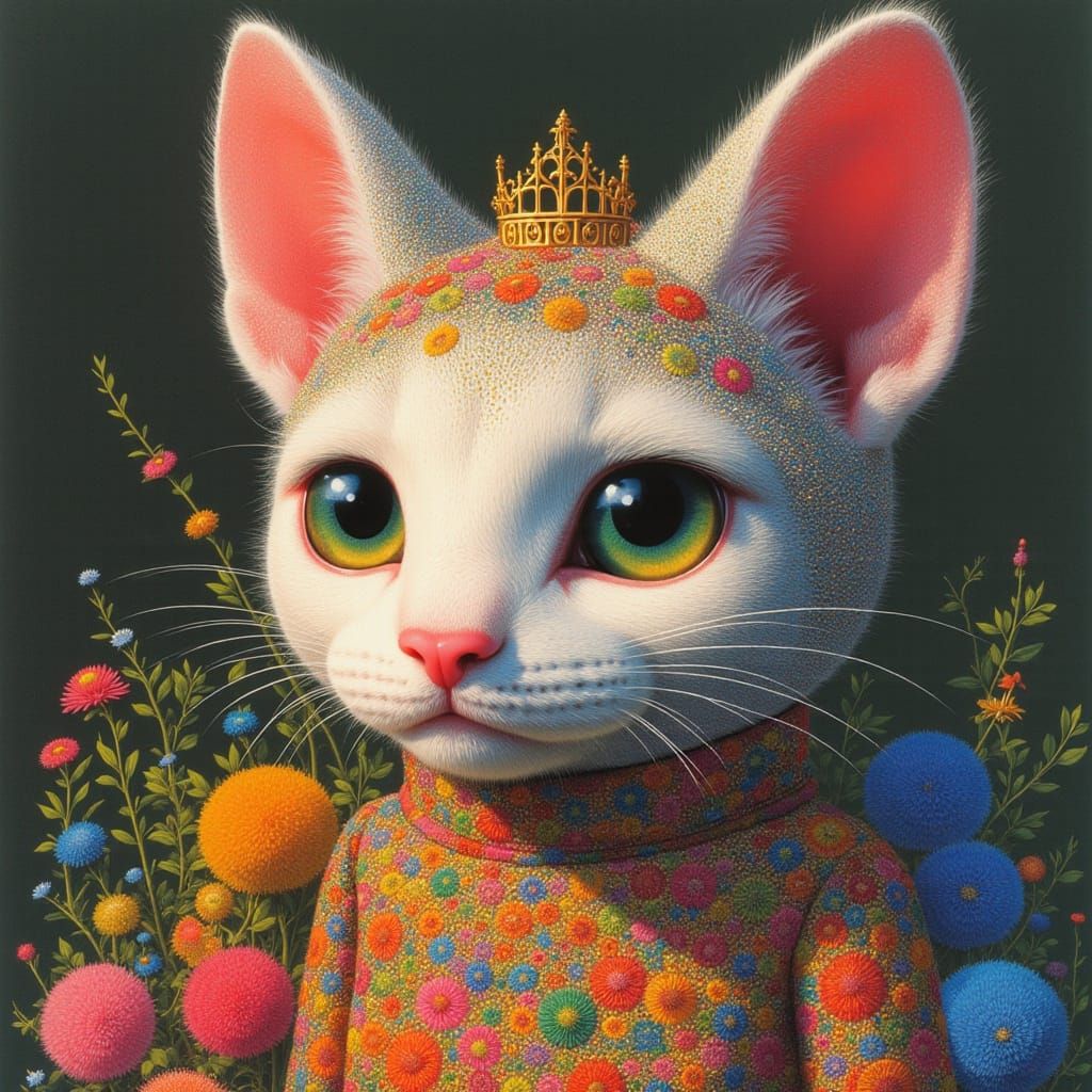 <lora:Somniorum:0.8> in a fusion of surrealism and portraiture in the style of fairy tale fantasy and modern art :: a DM...