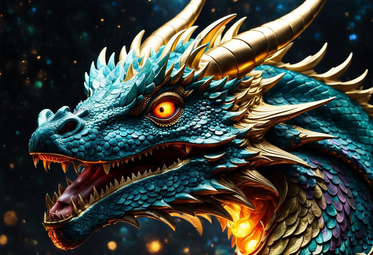 Gargantuan Five-Headed Dragon Faces Mario at Earth's Core