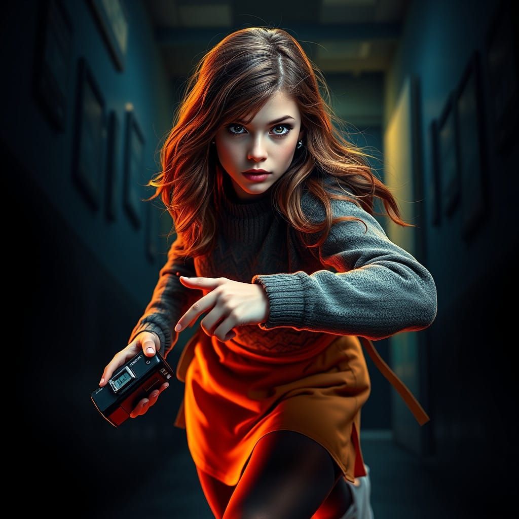 Determined Teenager Captures Moment in Hyperdetailed Style